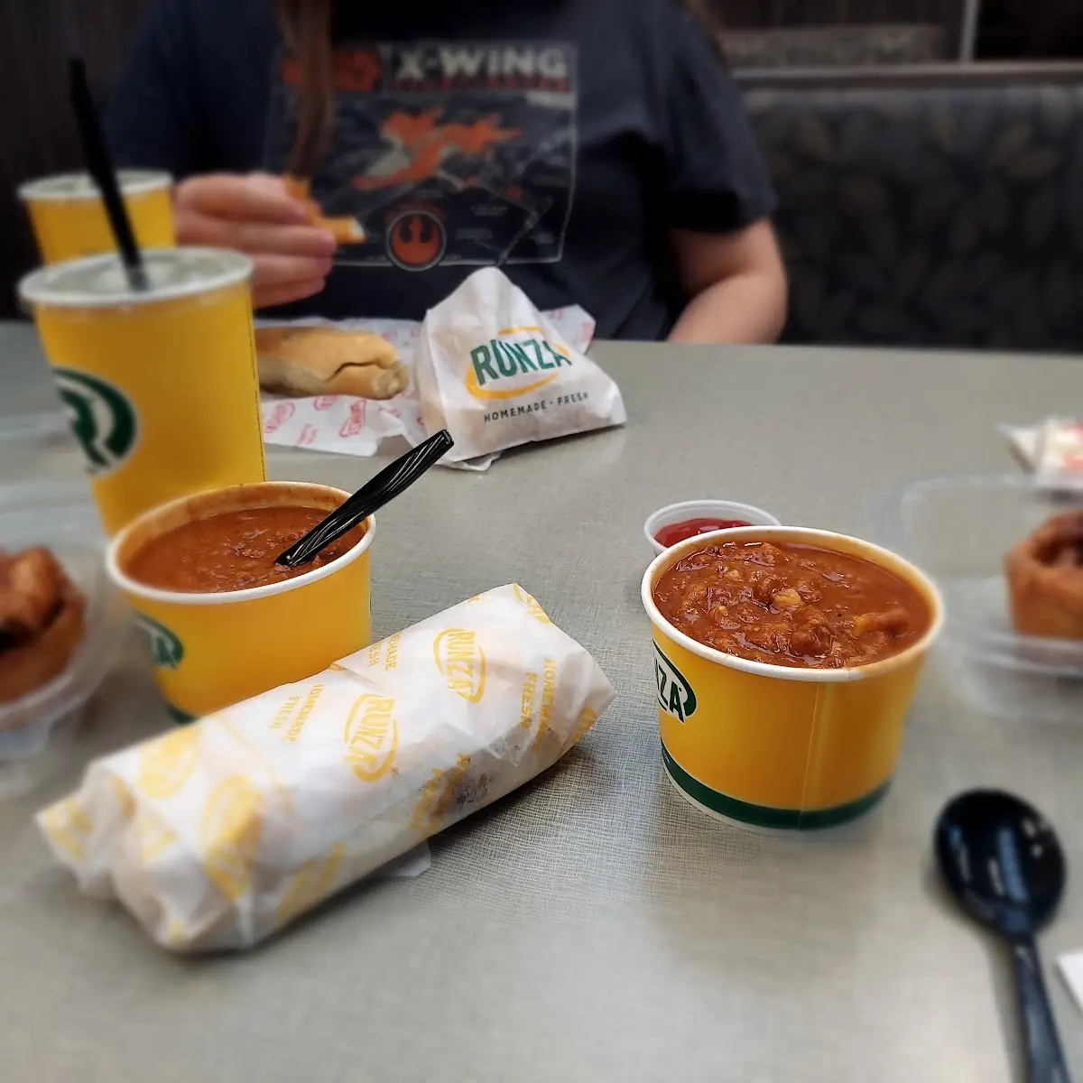 Chili & Cinnamon Roll with a Cheese Runza