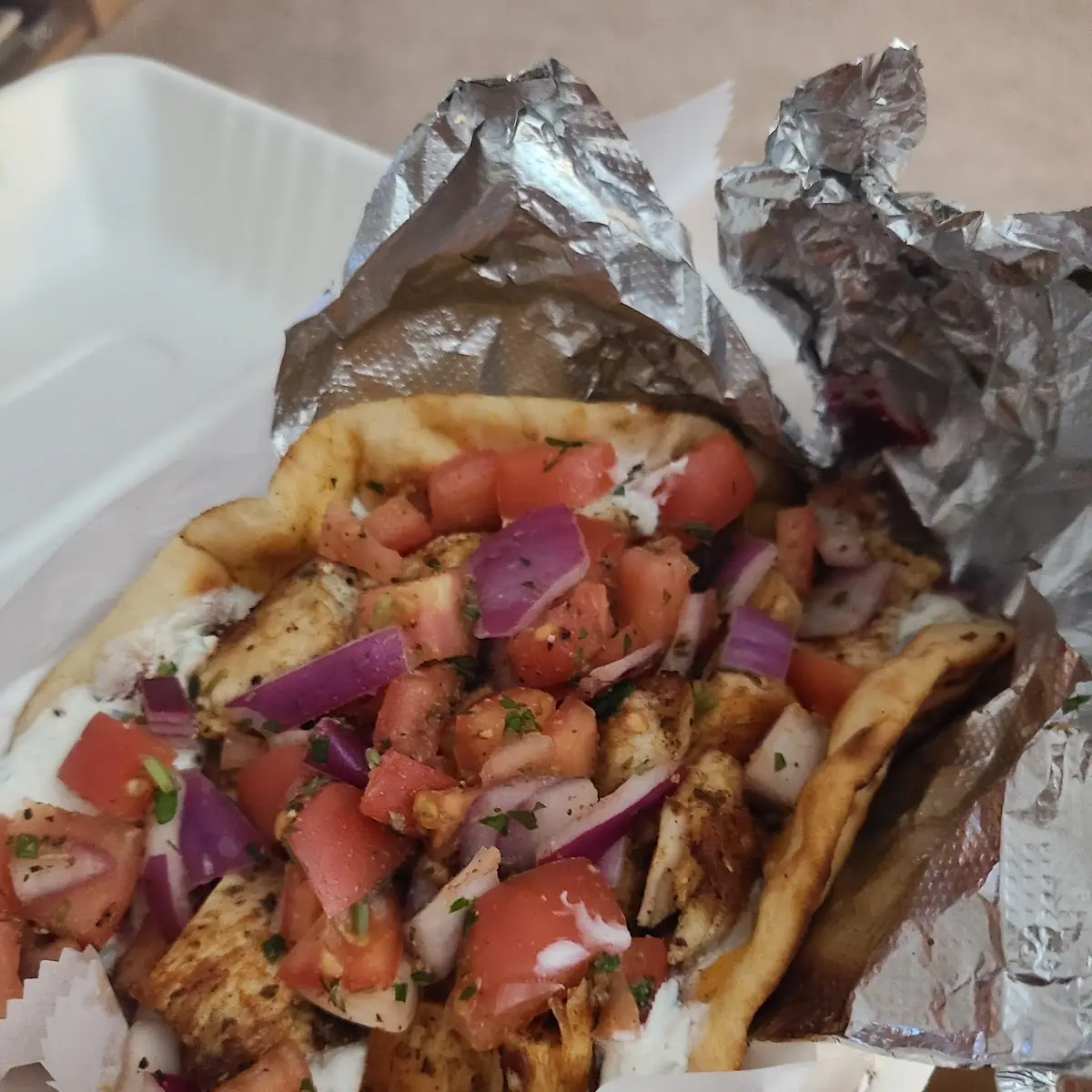 Chicken Gyro Sandwich