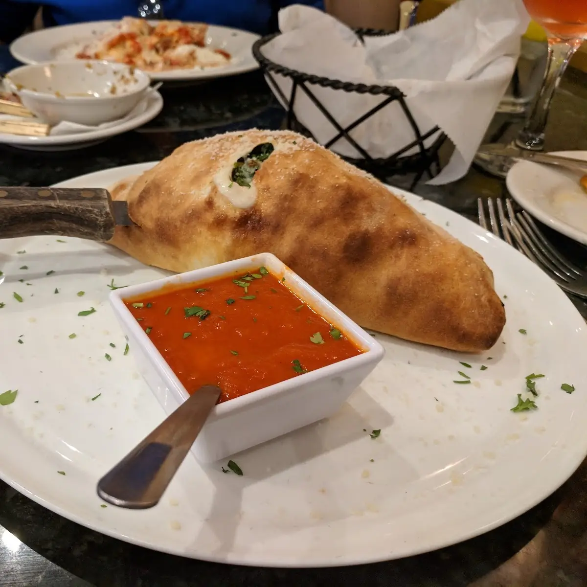 Prime Rib Calzone