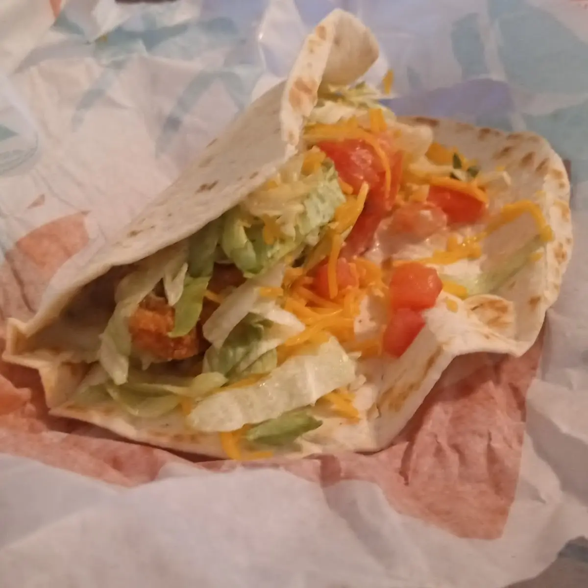 Cantina Crispy Chicken Taco Avacado