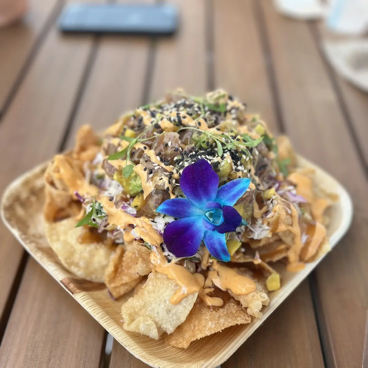 Ahi Tuna Poke Nachos