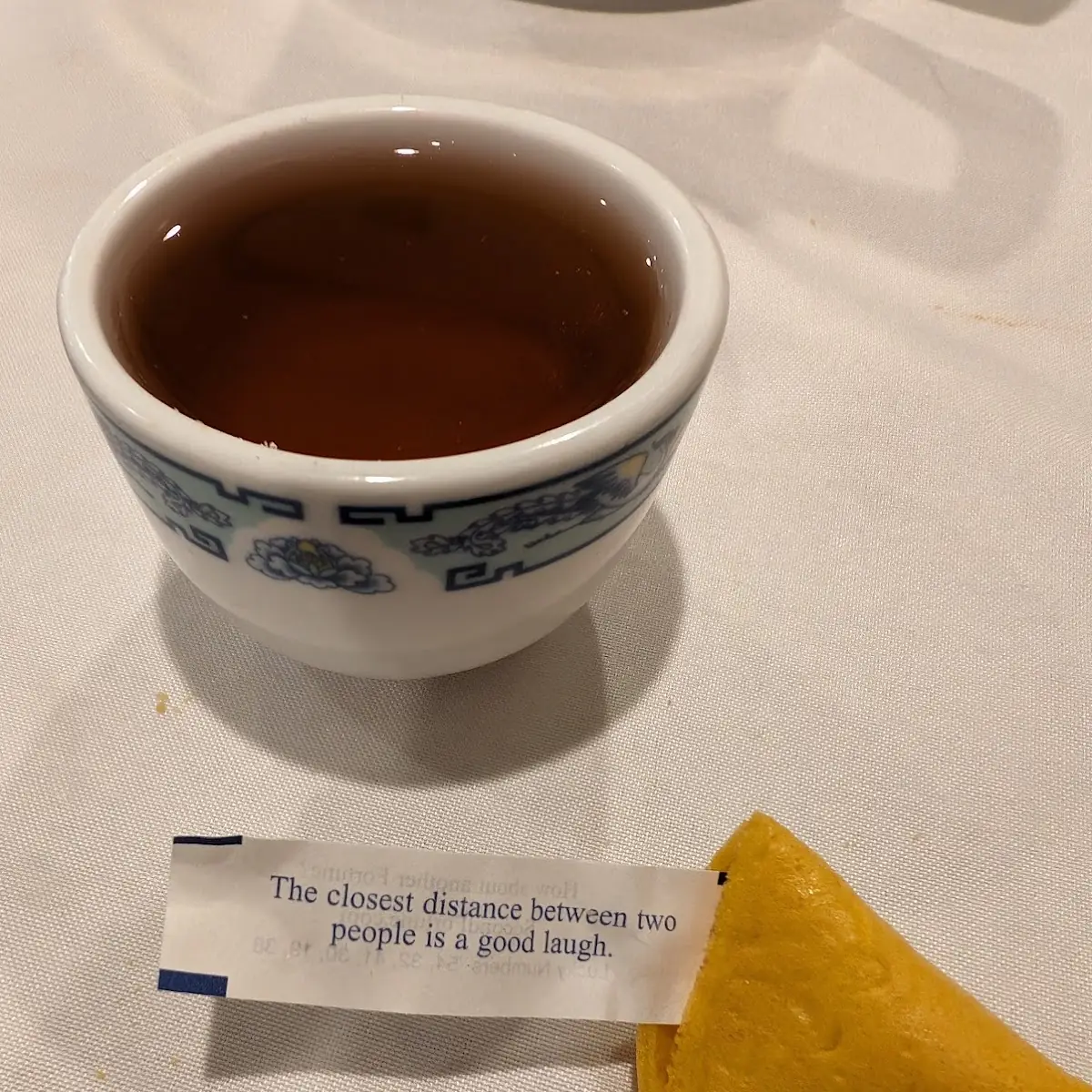 Tea and Fortune Cookie