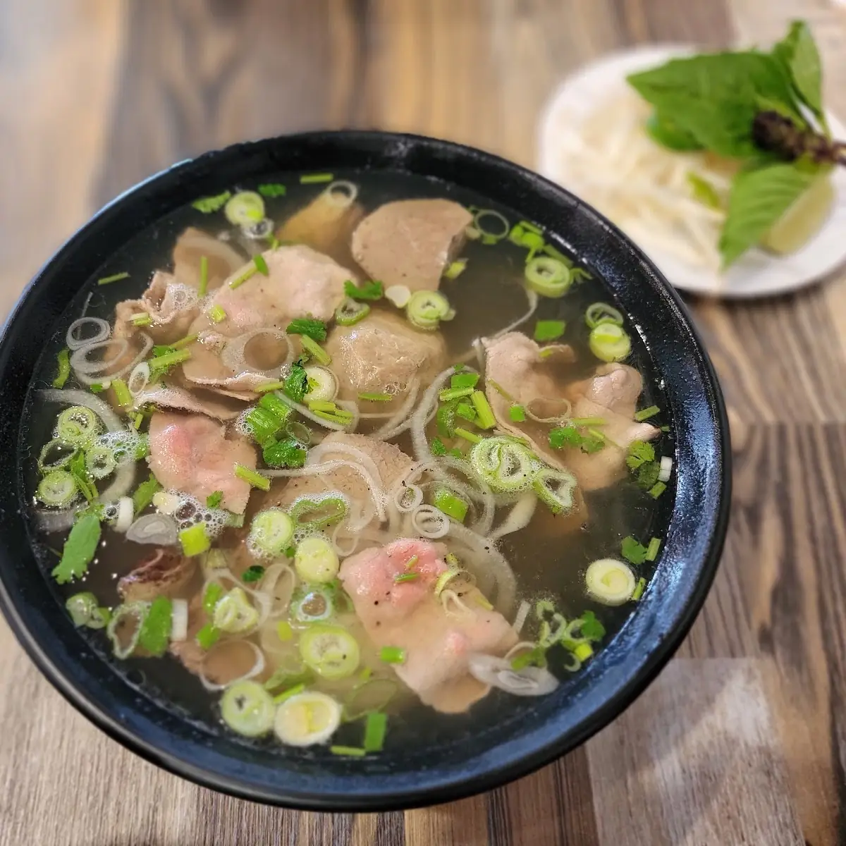 Beef Pho with Fresh Herbs