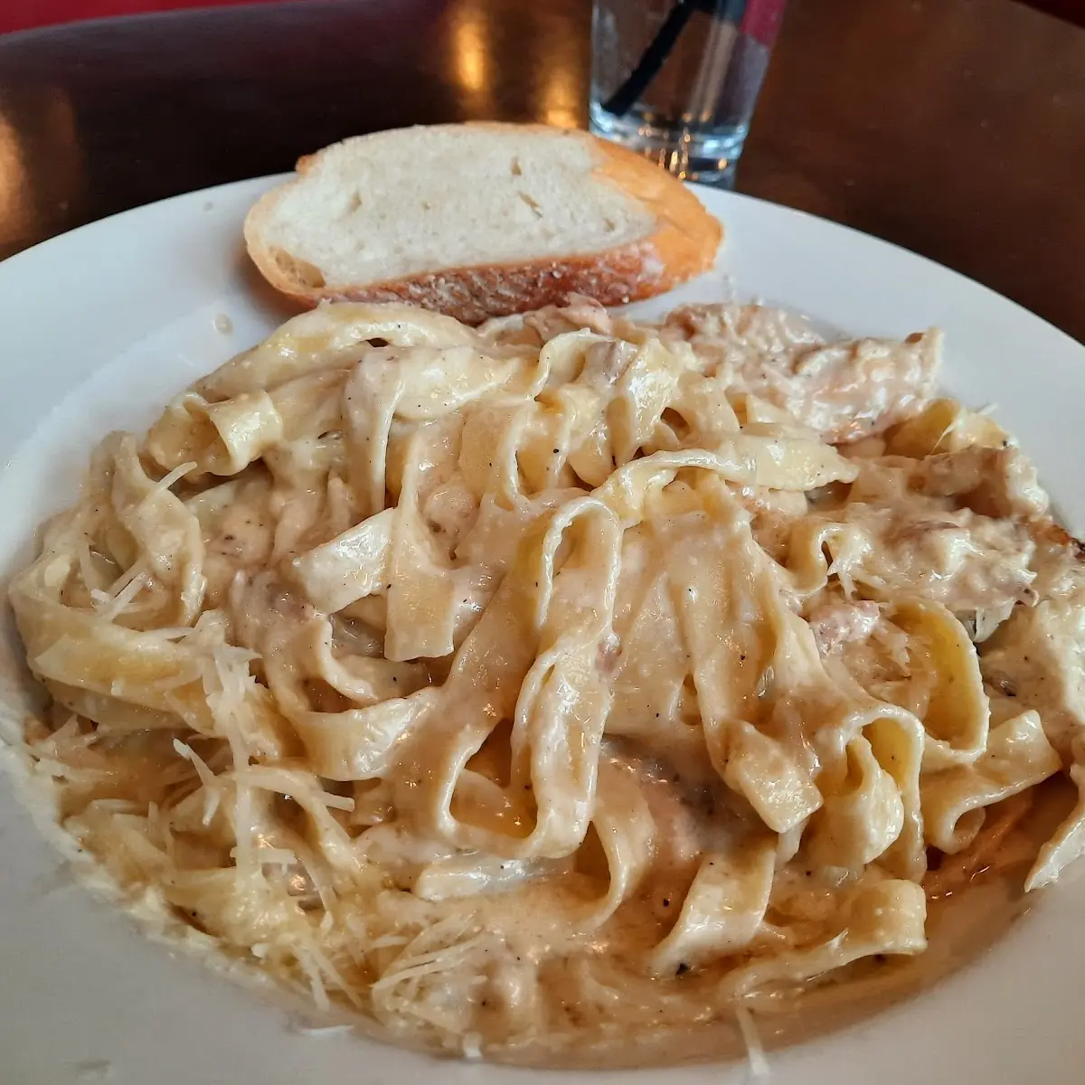 Fettuccine Alfredo with Chicken