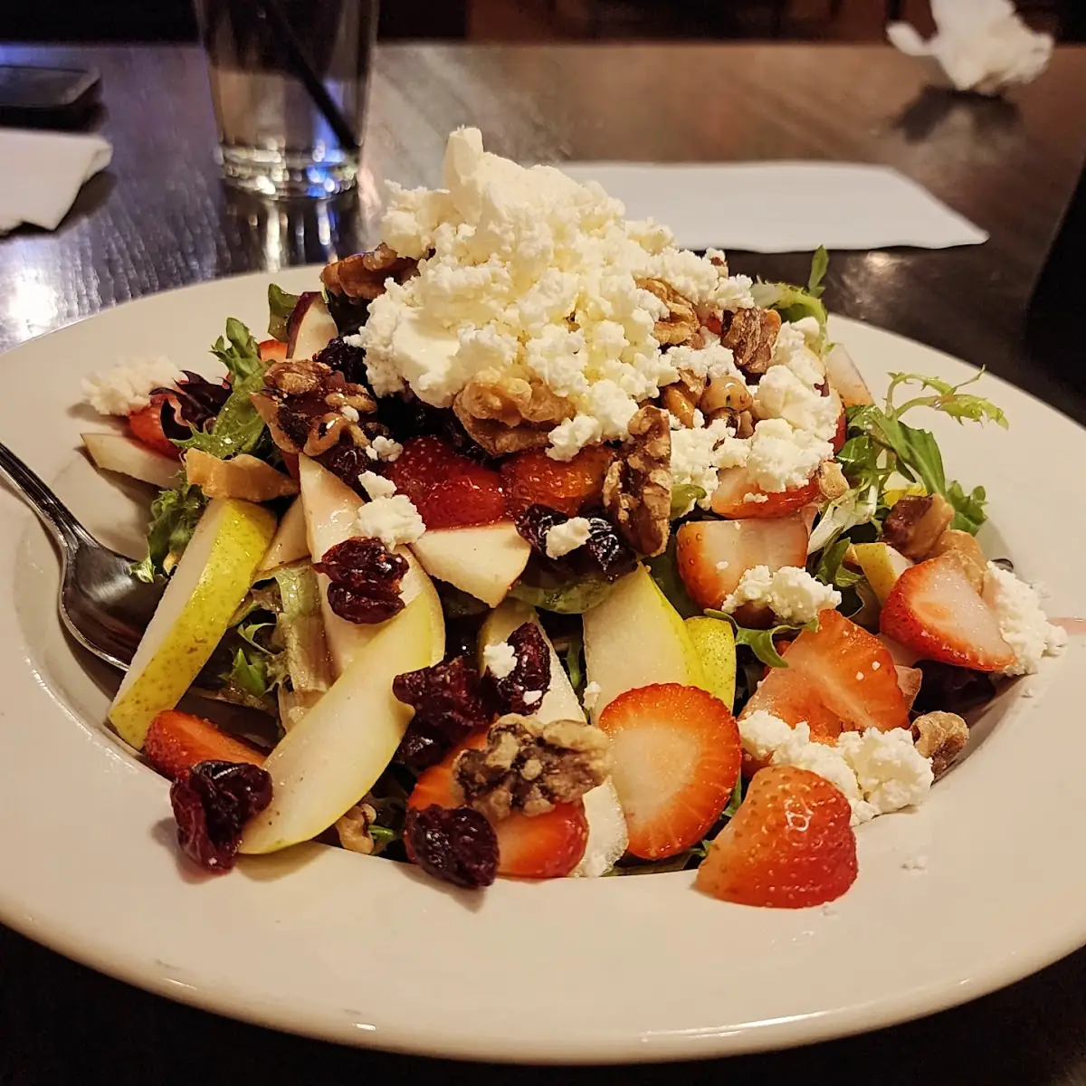 Strawberry Walnut and Pear Salad