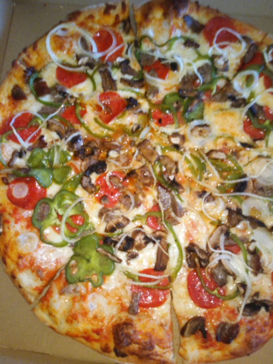 Thin Crust Supreme Pizza