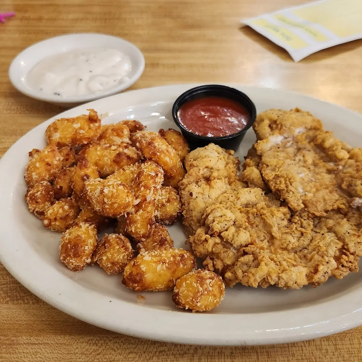 Chicken Fried Chicken with Cheese Curds