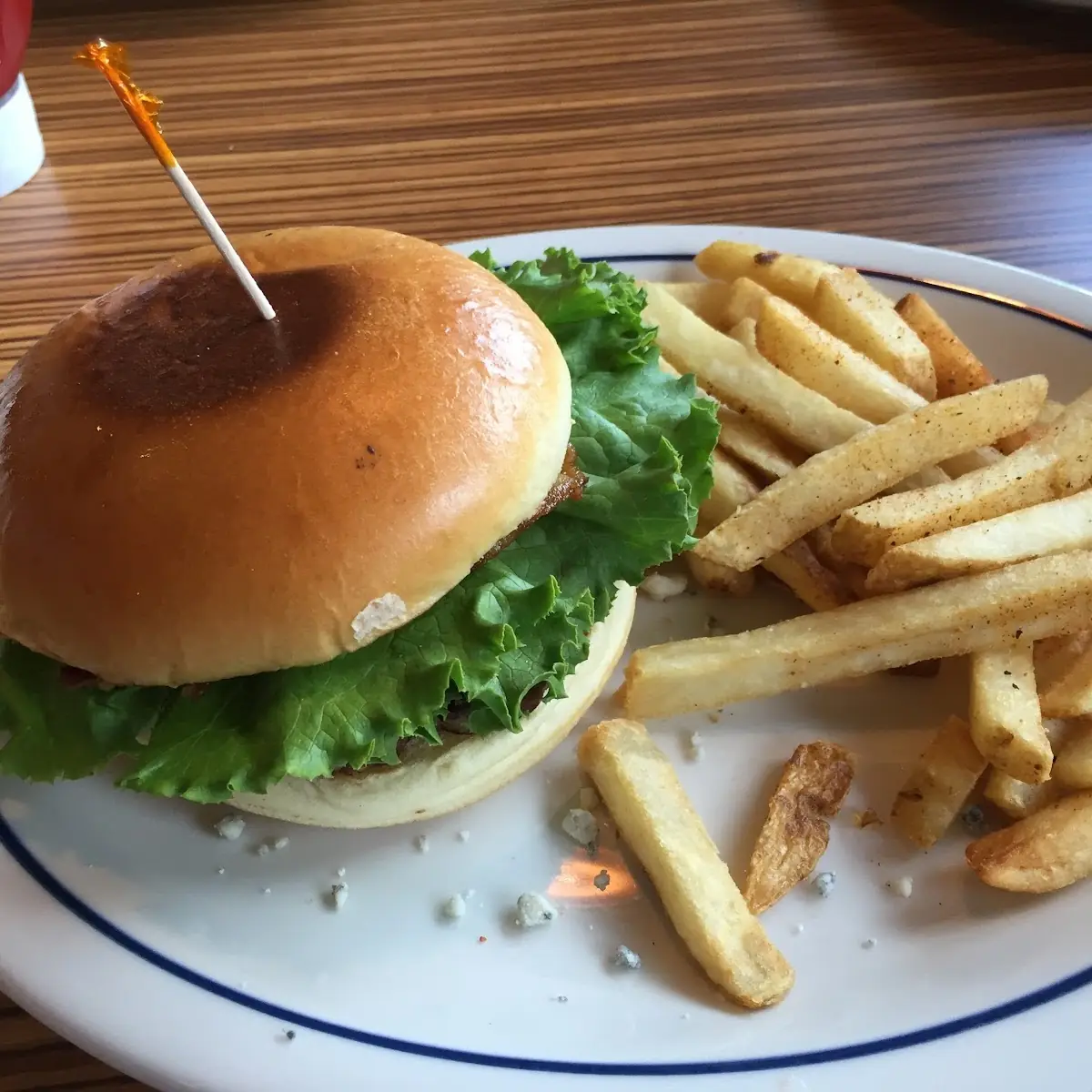 Blue Cheese and Bacon Burger