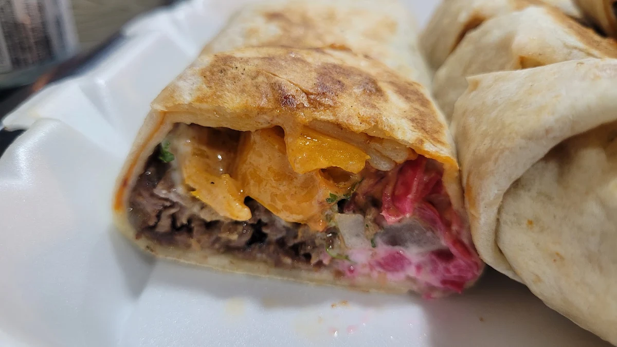 Chicken Crazy Wrap with Fries