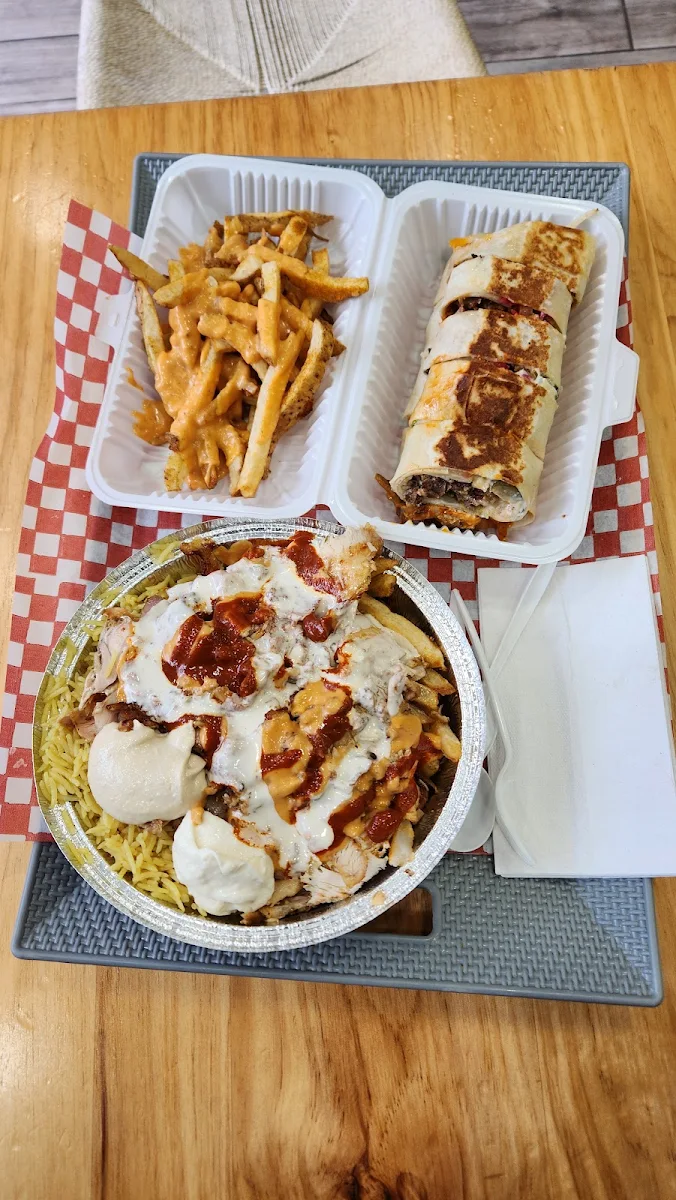 Shawarma Stuffies & Fries