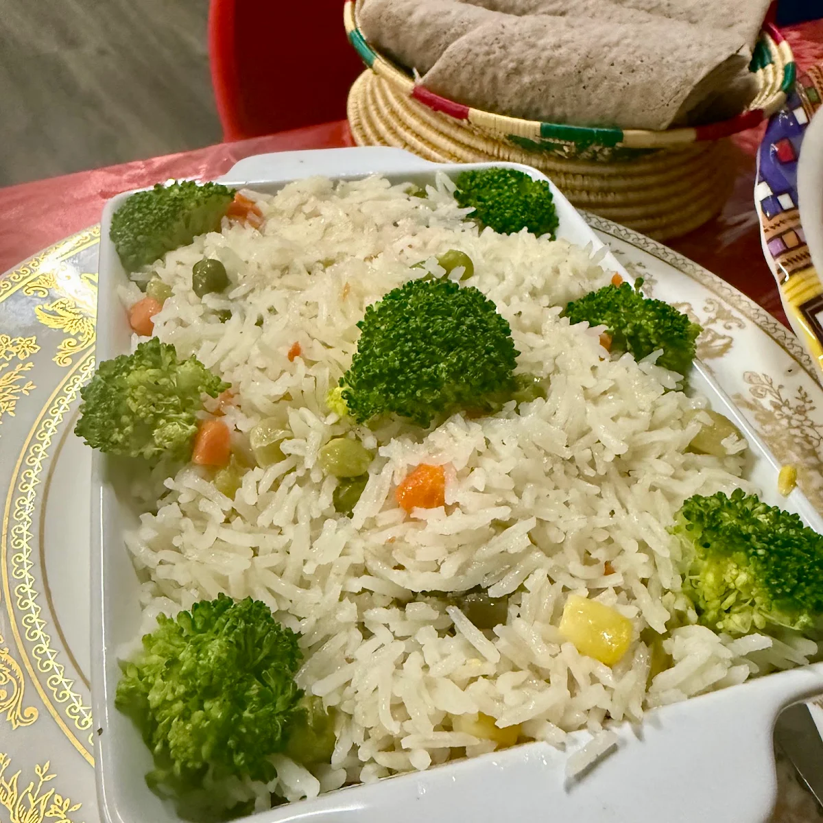 Broccoli Rice, Mesob Habesha Restaurant
