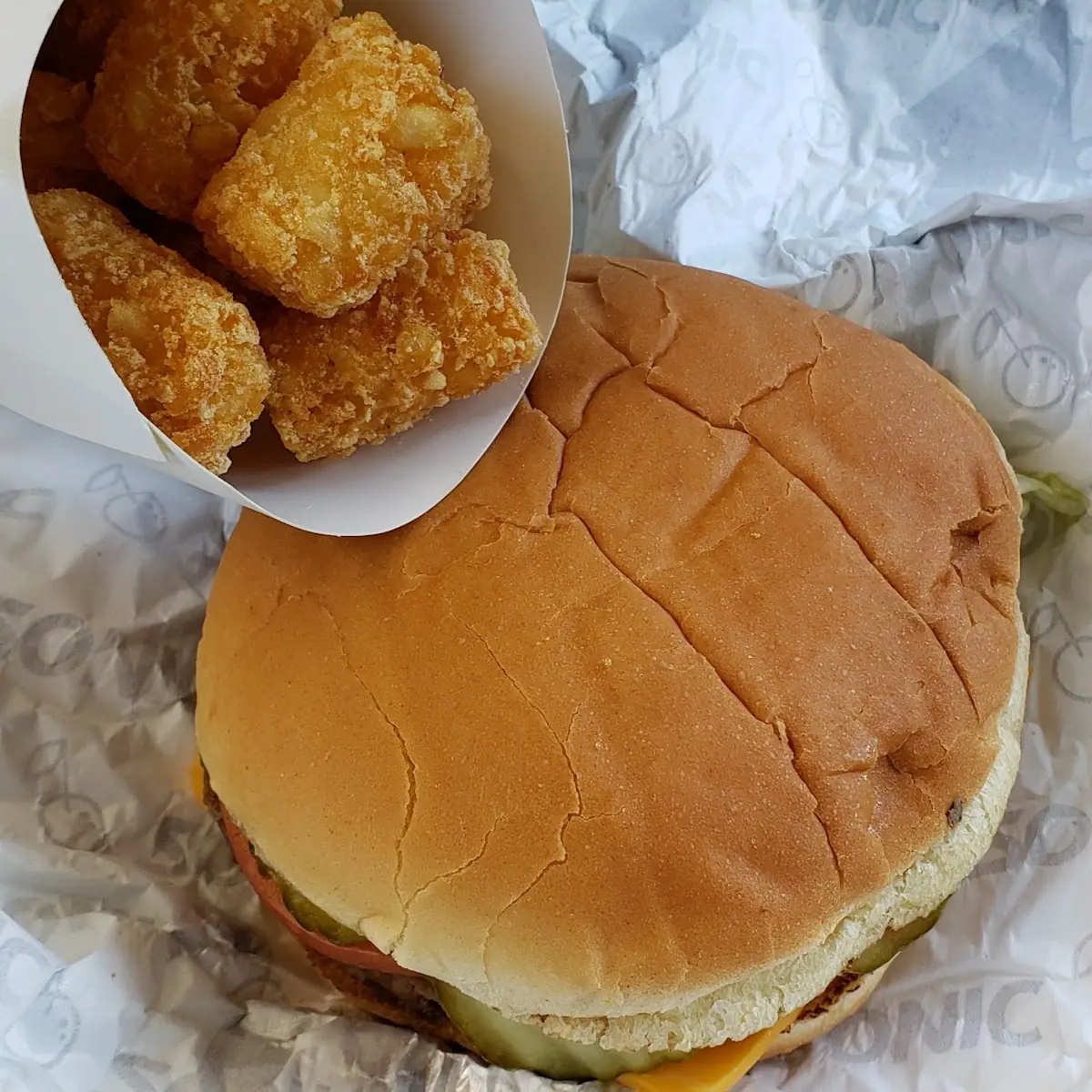 Sonic Cheeseburger Combo