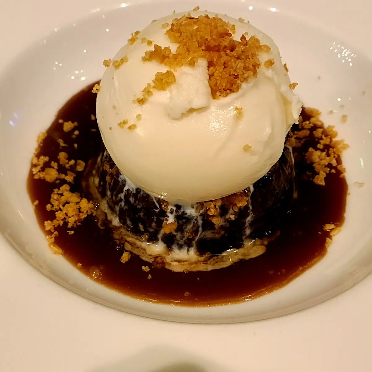 Warm Sticky Toffee Pudding