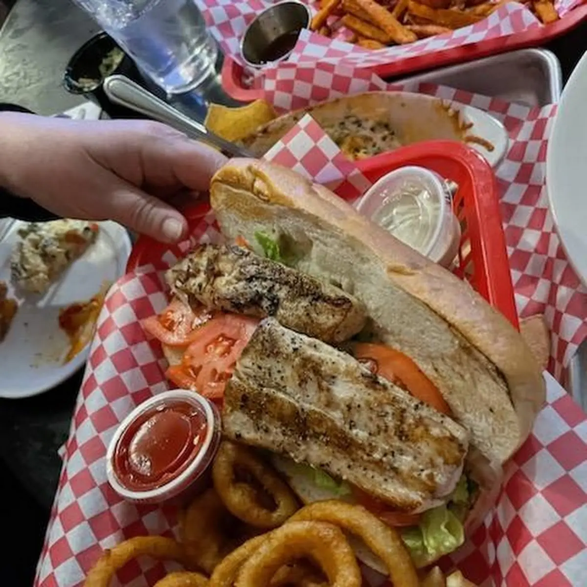 Halibut Sandwich