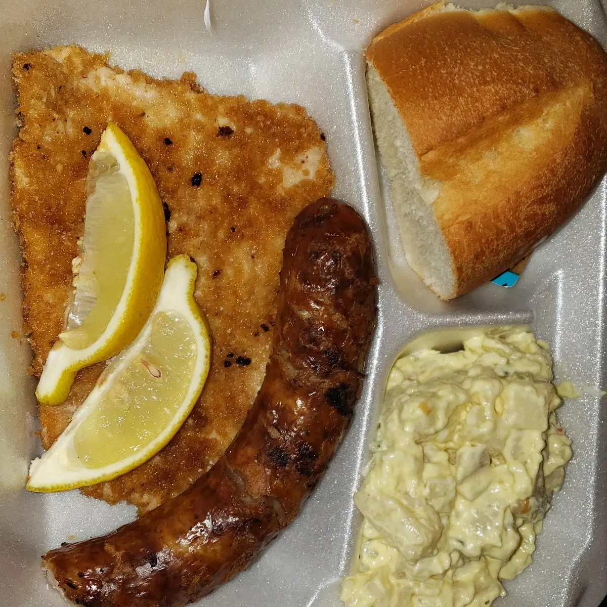 Bratwurst and Schnitzel