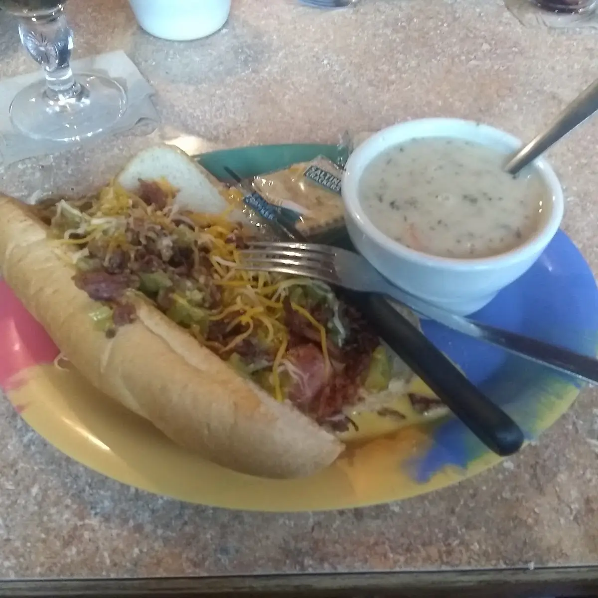 DK Hot Dog Clam Chowder