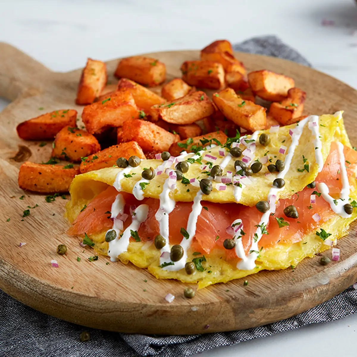 Smoked Salmon Omelet