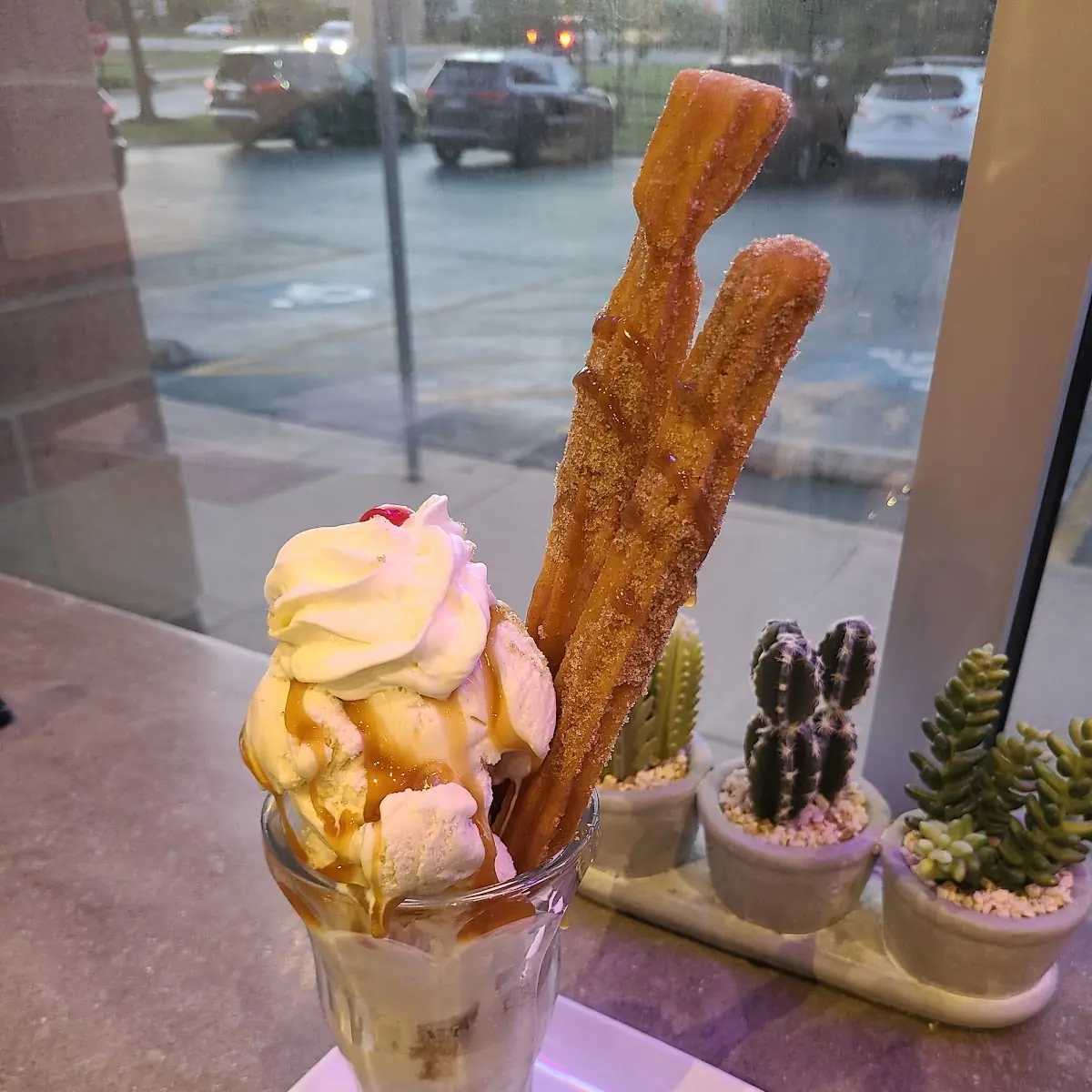 Churro Sundae