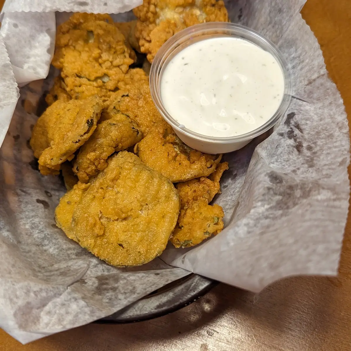 Fried Pickles w Ranch Dressing