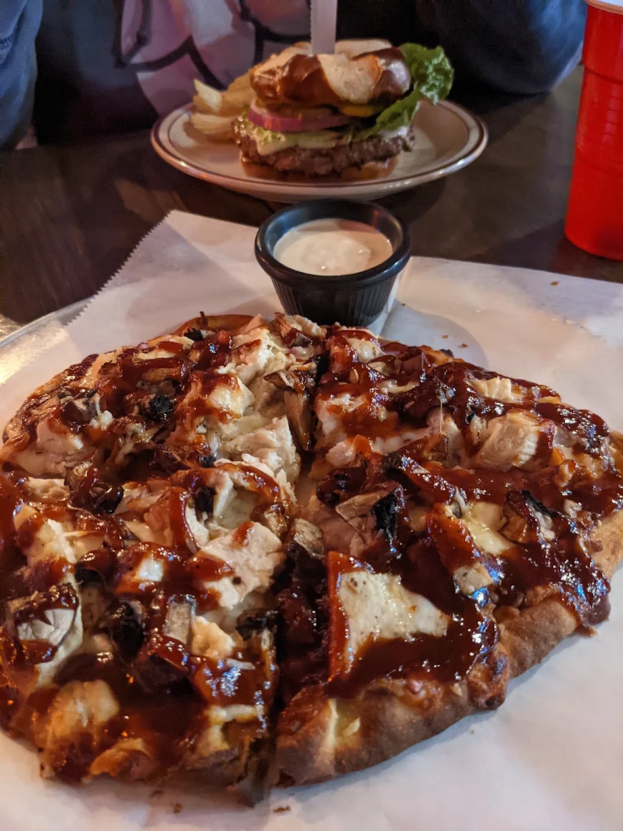 BBQ Flatbread Pizza