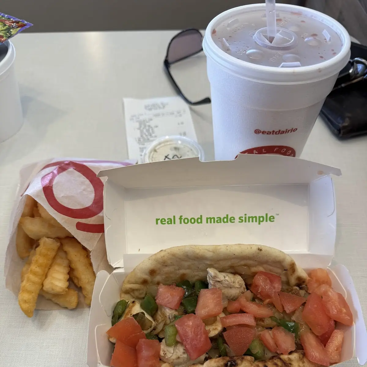 Chicken Souvlaki Combo