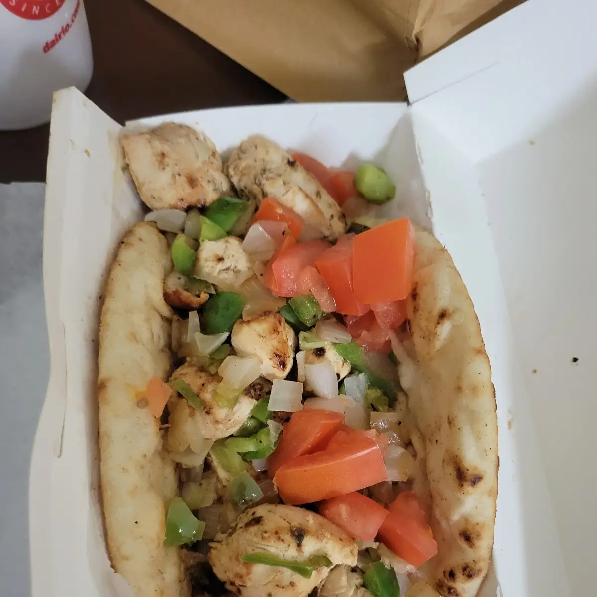 Grilled Chicken Pita