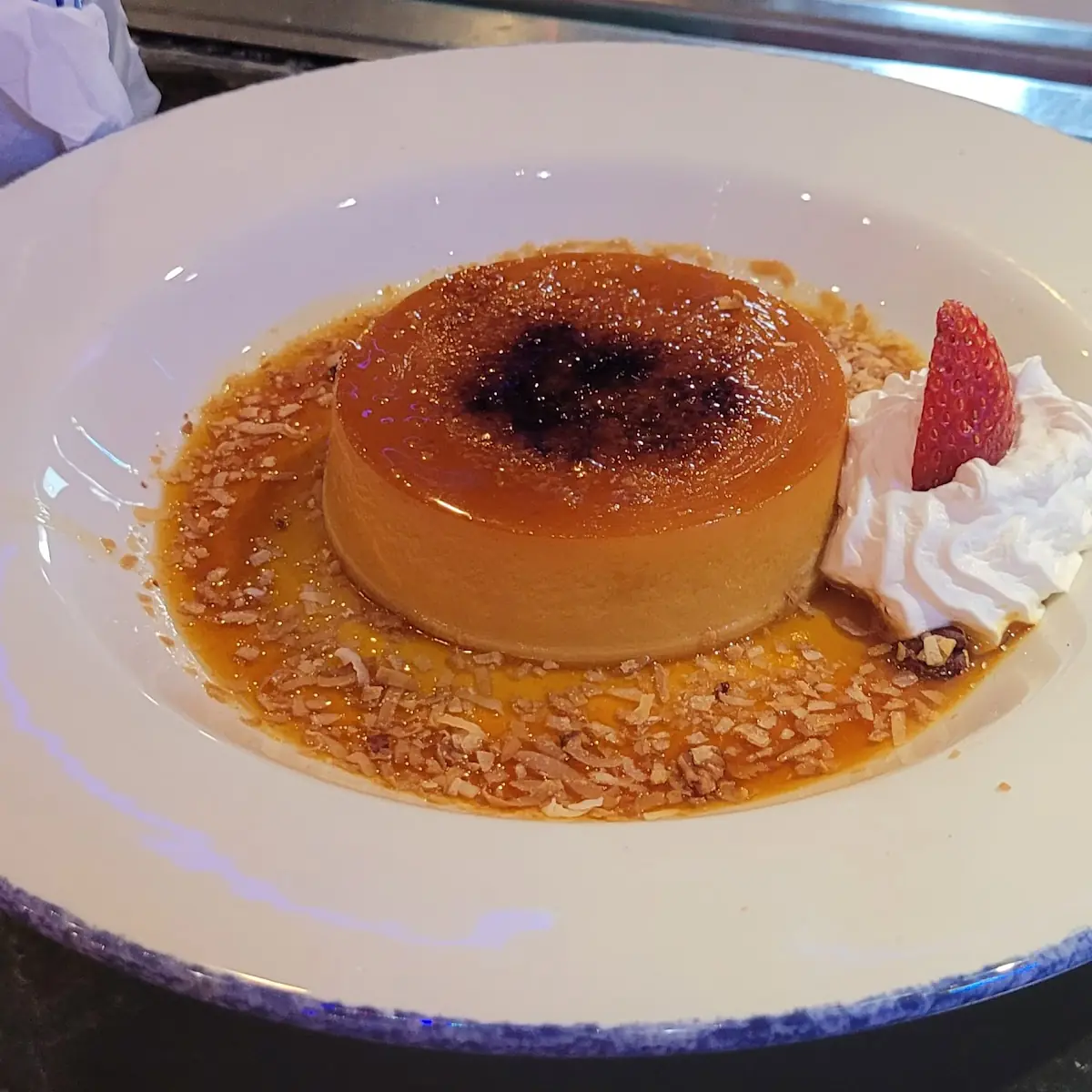 Coconut Flan Brulee
