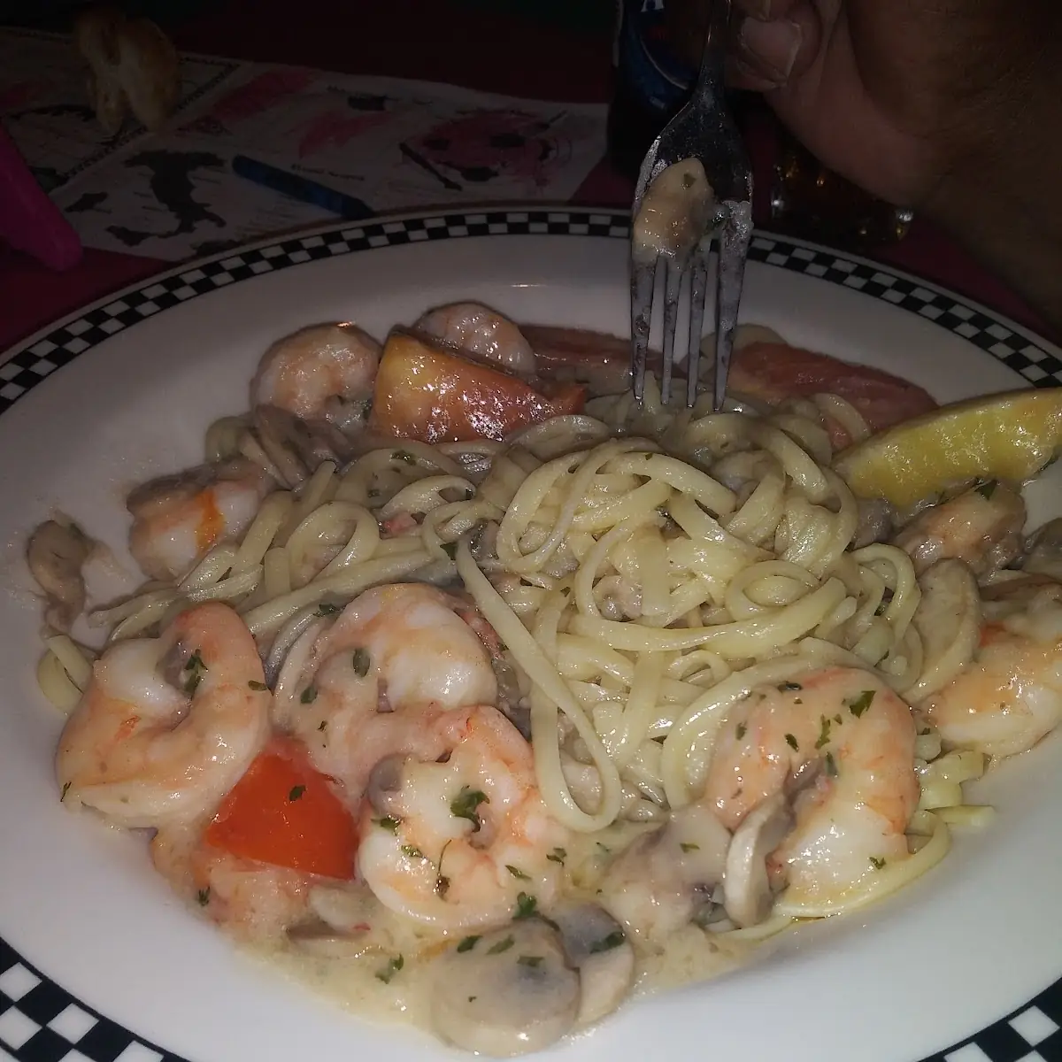 Shrimp Alfredo