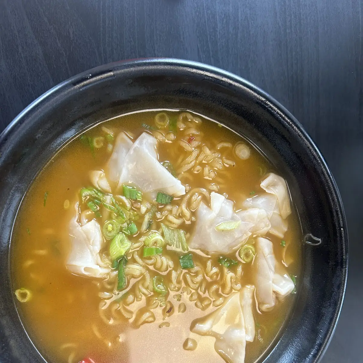 Ramen Dumpling Soup
