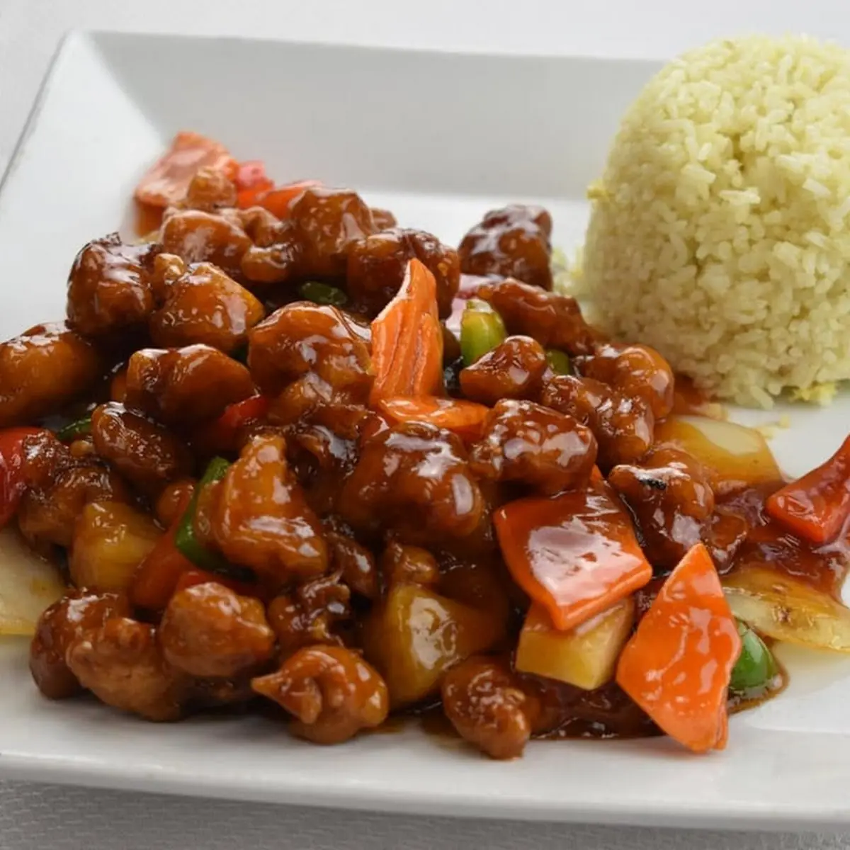 Orange Chicken w Fried Rice
