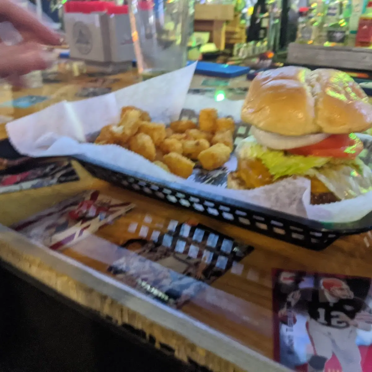 Burger w Tots