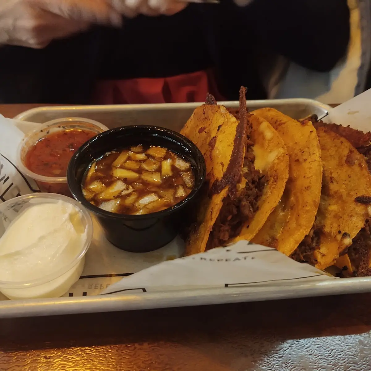 Red Lighting Tacos