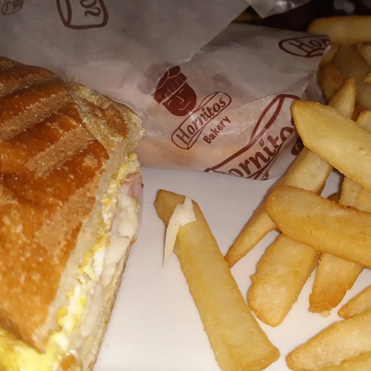 Ham Egg and Cheese Sandwich