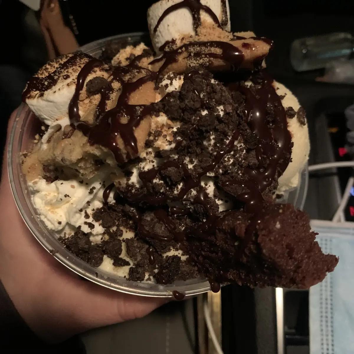 Nutella Brownie Sundae