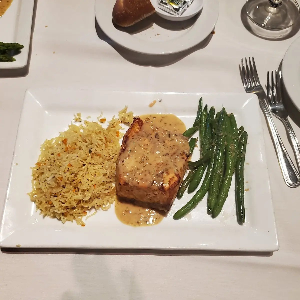 Salmon Rice Green Beans