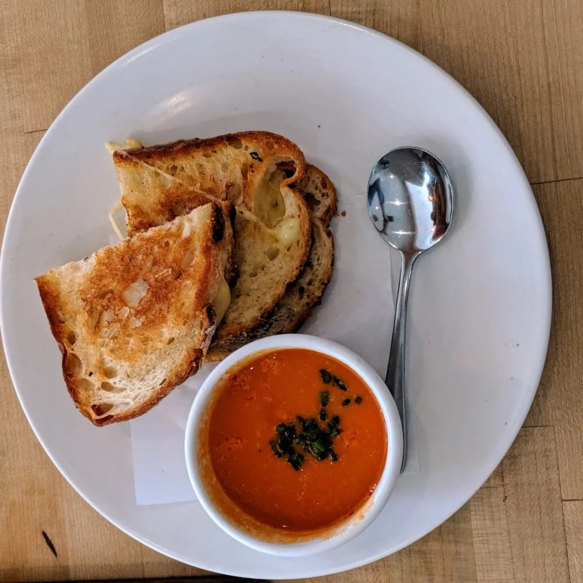 Tomato Soup & Grilled Comté