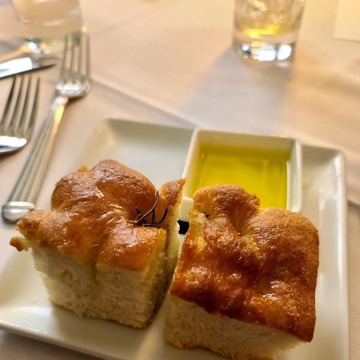 Homemade Bread and Olive Oil