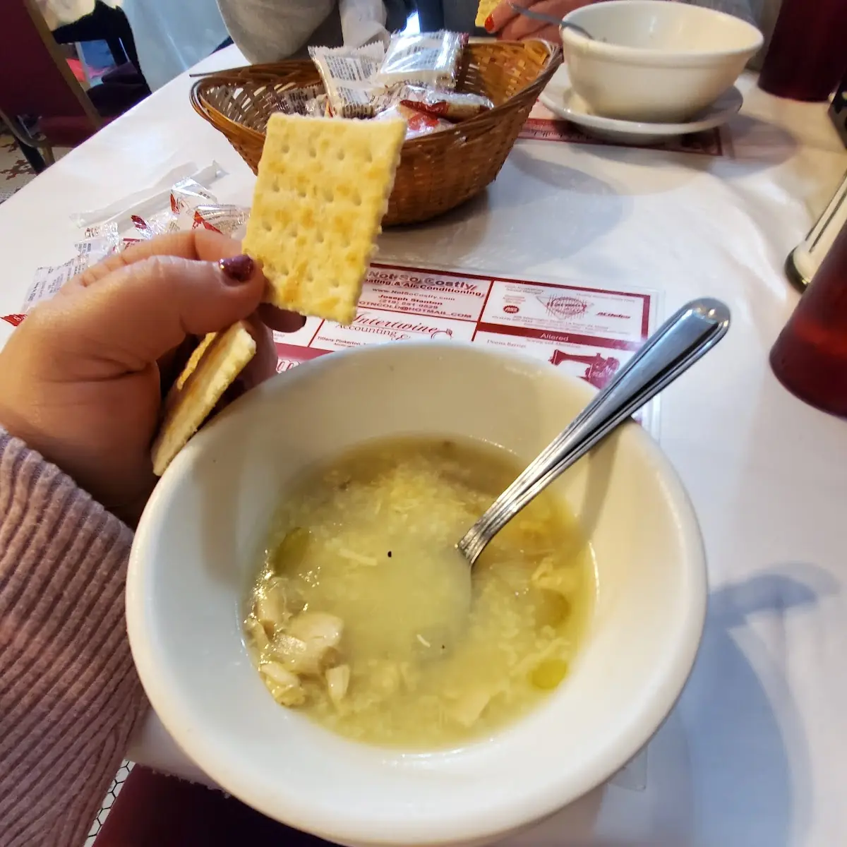 Lemon Chicken Noodle Soup