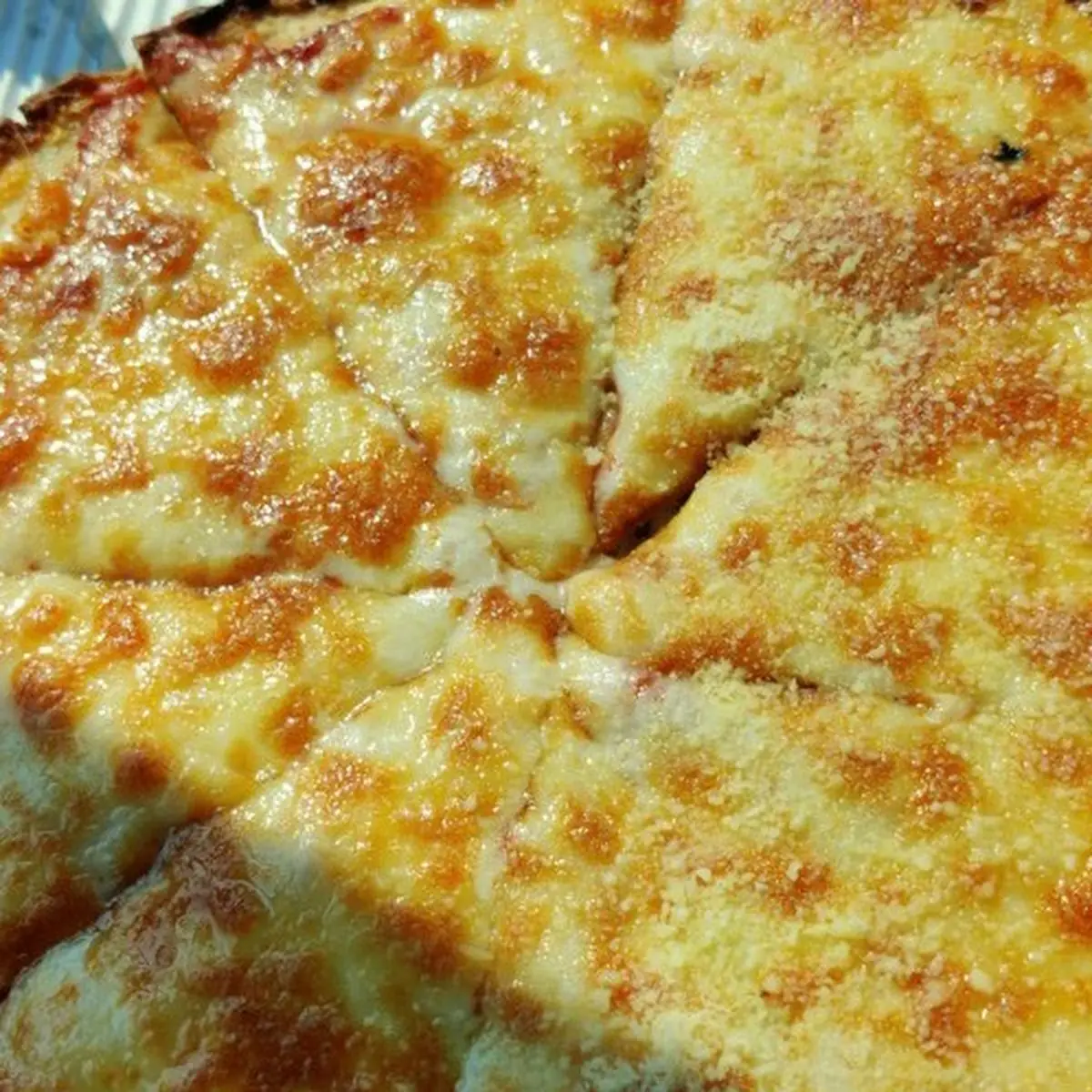 Cauliflower Crust Cheese Pizza with Parmesan Cheese