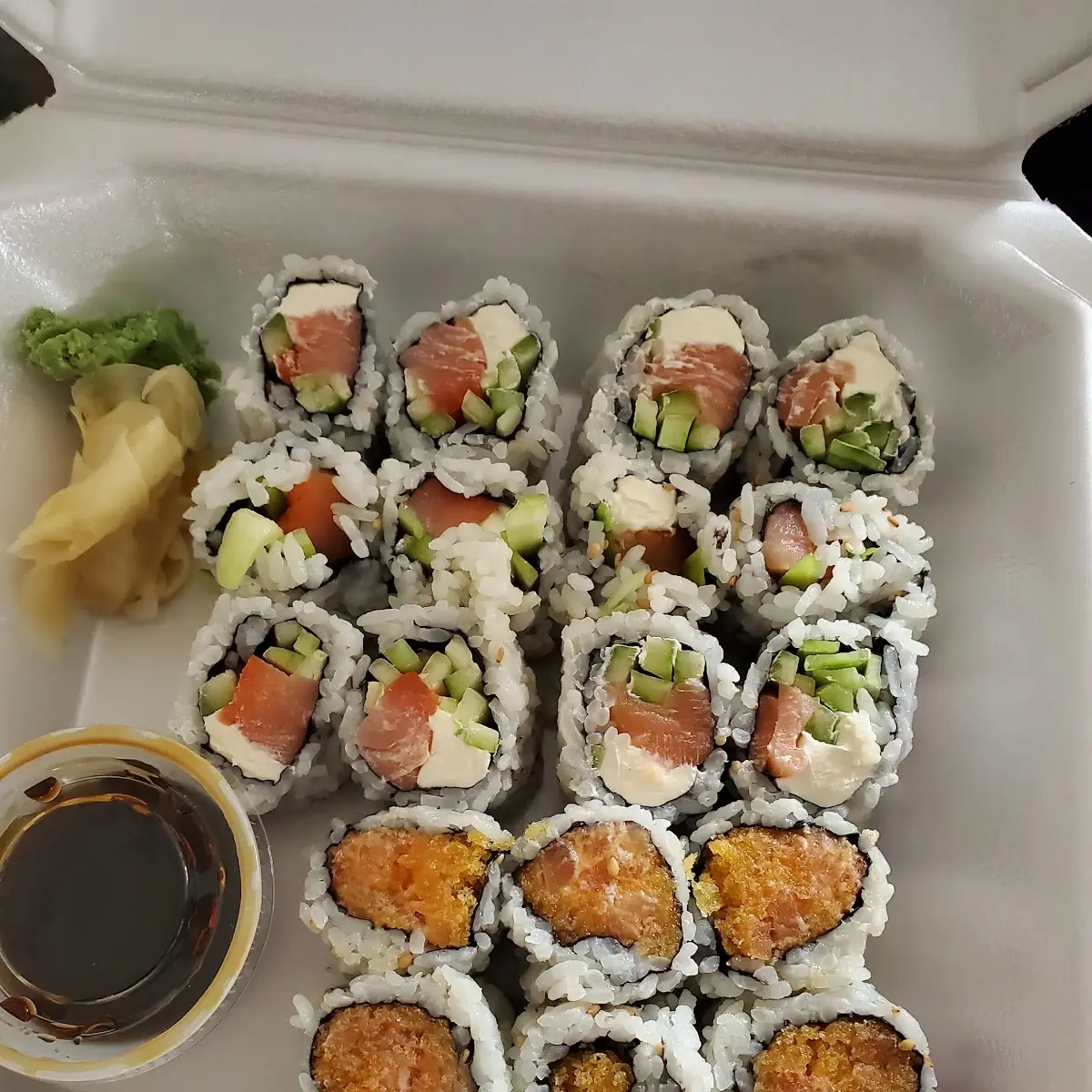 Philly Roll Spicy Tuna Roll