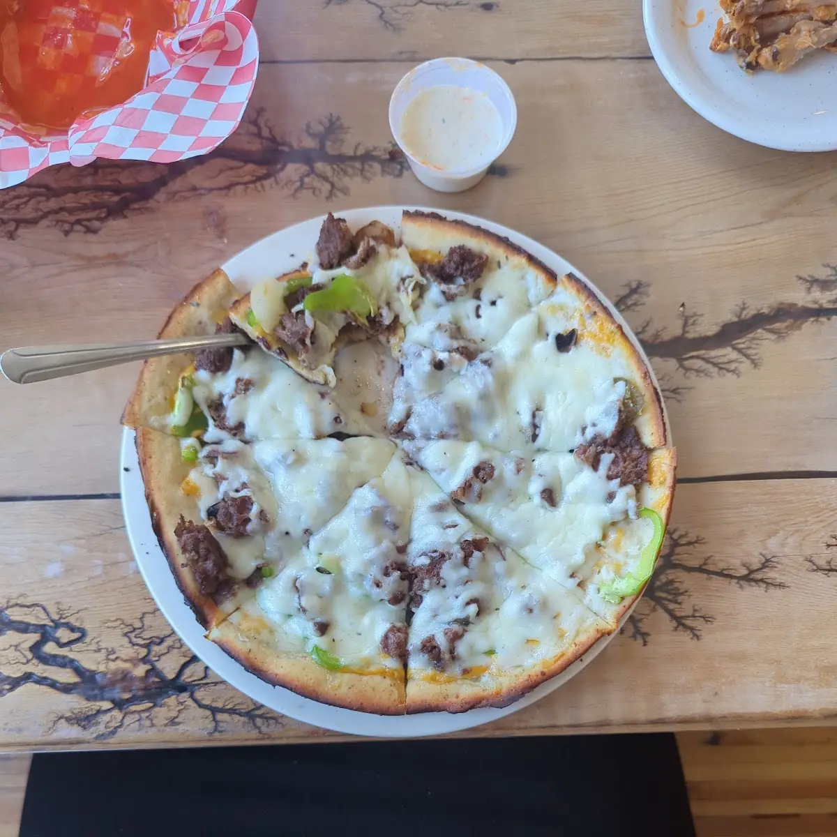 Philly Cheesesteak Pizza