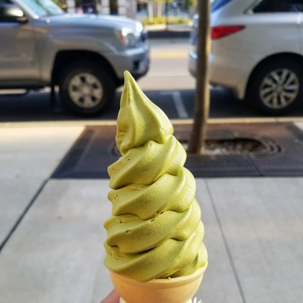 Matcha Soft Serve Ice Cream