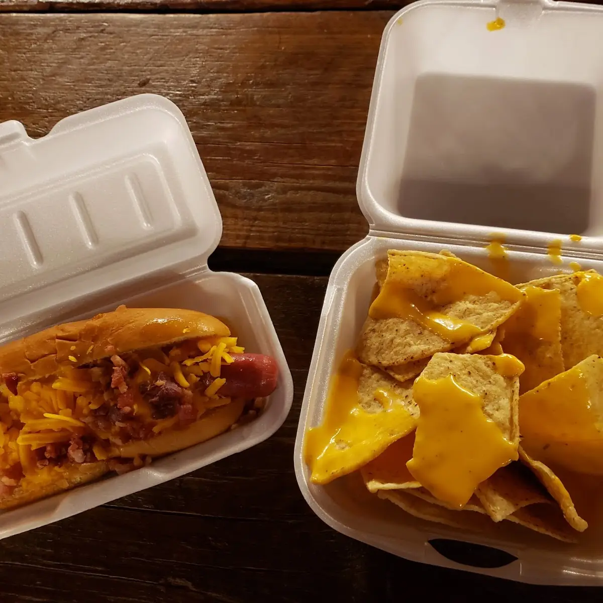 Mac & Cheese Dog Nachos and Cheese