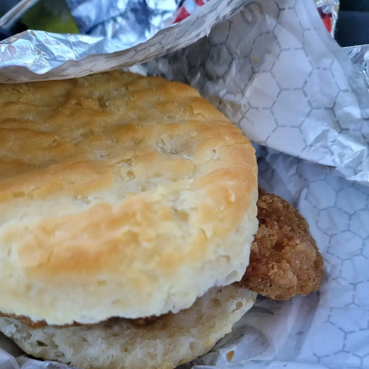 Honey Butter Chicken Buscuit