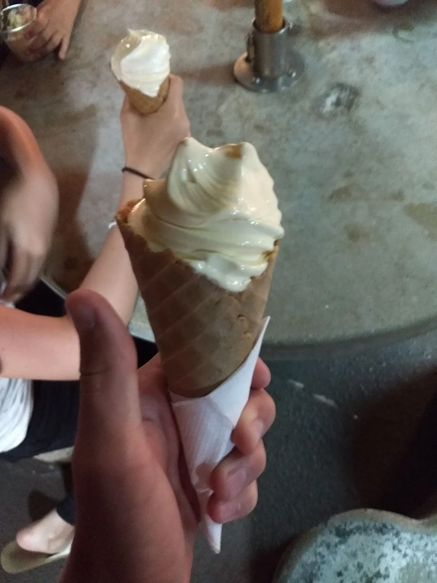 Dole Whip in a Waffle Cone