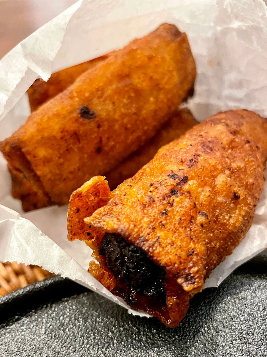 Open End Egg Rolls, Lucky Inn Restaurant