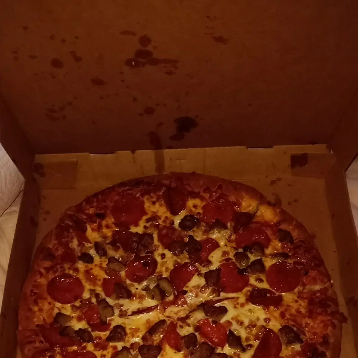 Three Meat Lovers Pizza