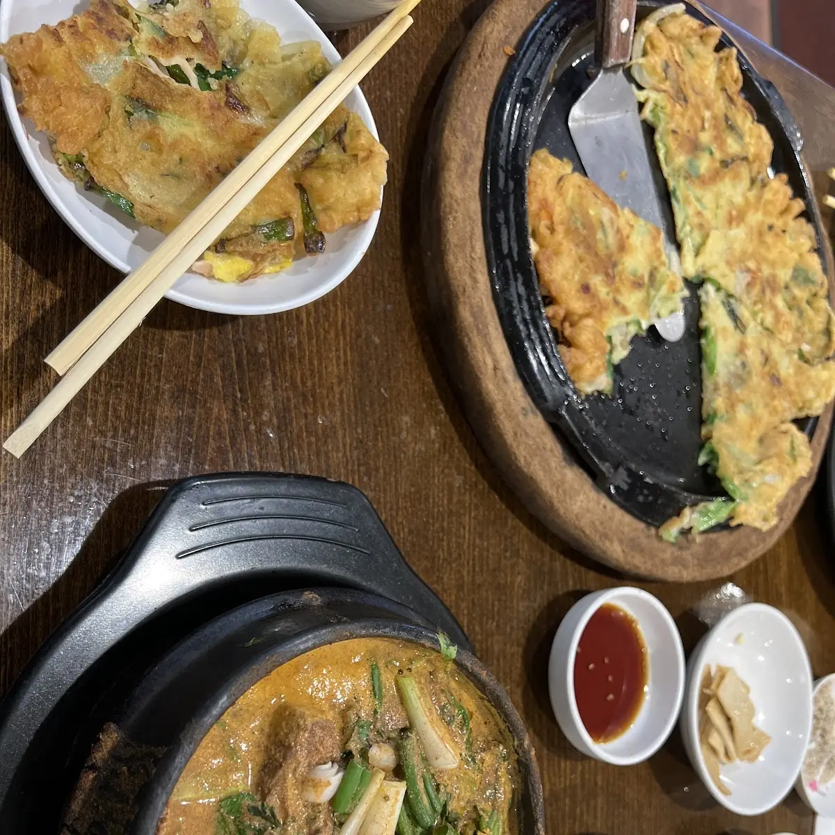 Seafood Scallion Pancakes