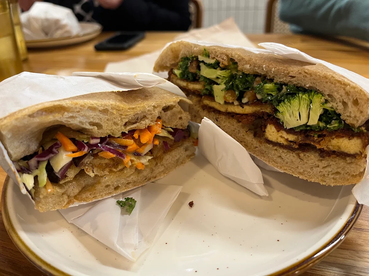 Miso Eggplant Sandwich