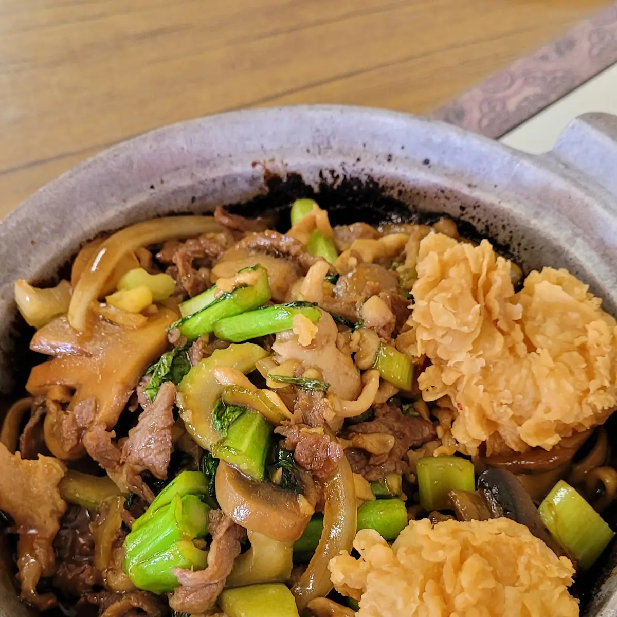 Custom Dish Fried Shrimp Lomein Vegetables